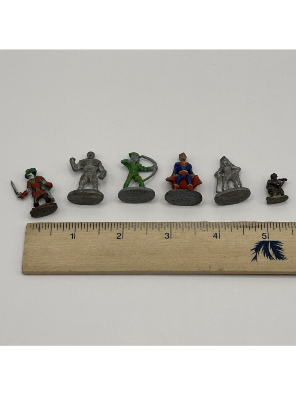 Lot Vintage Metal Figurines Miniatures Grenadier DC 1985 Superman Robin Hood - Picture 11 of 12